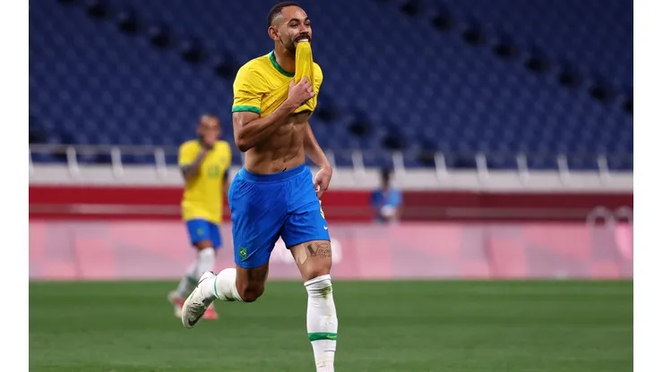 O atacante paraibano Matheus Cunha. (Foto: Getty Images)