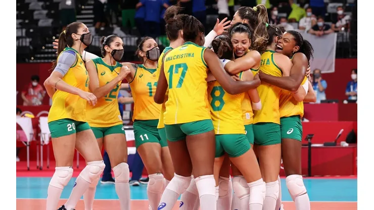 Seleção brasileira feminina de vôlei vai em busca da vaga na final nesta sexta-feira (Foto: Getty Images)