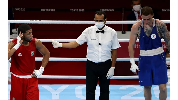 Hebert Conceição é treinado por Luiz Dórea e vai enfrentar o ucraniano Oleksandr Khyzniak na final | Crédito: Getty Images