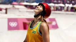 A skatista Dora Varella, durante participação nas Olimpíadas de Tóquio. (Foto: Getty Images)