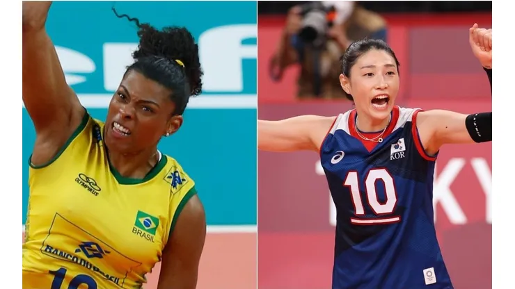 Fernanda Garay e Kim são duas ponteiras que estarão em quadra (Foto: Getty Images)