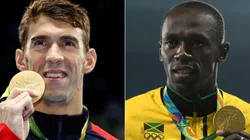 Phelps e Bolt são dois dos maiores atletas olímpicos da história (Foto: Getty Images)
