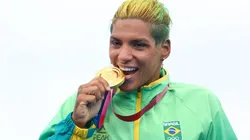Ana Marcela foi a primeira mulher brasileira a conquistar o ouro na natação (Foto: Getty Images)
