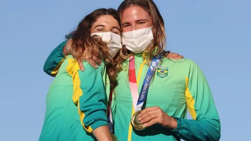 A dupla bicampeã olímpica da vela. (Foto: Getty Images)