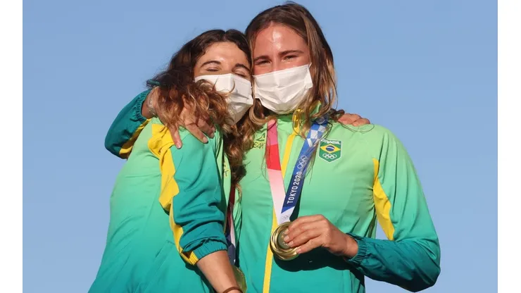 A dupla bicampeã olímpica da vela. (Foto: Getty Images)