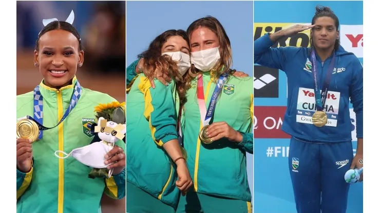 Atletas brasileiras que conquistaram o ouro em Tóquio (Foto: Getty Images)