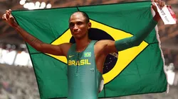 Alison dos Santos ganhou medalha de bronze nos 400m com barreiras (Foto: Getty Images)