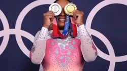 Rebeca Andrade venceu uma medalha de ouro e outra de bronze nos Jogos Olímpicos (Foto: Getty Images)