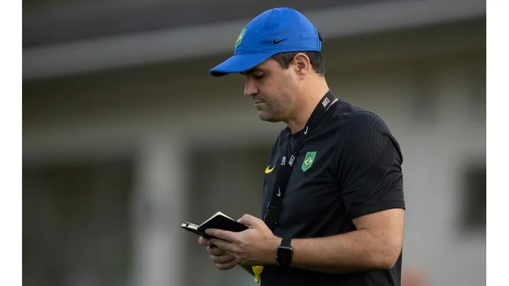 André Jardini em ação pelo Brasil - Foto: Lucas Figueiredo/CBF