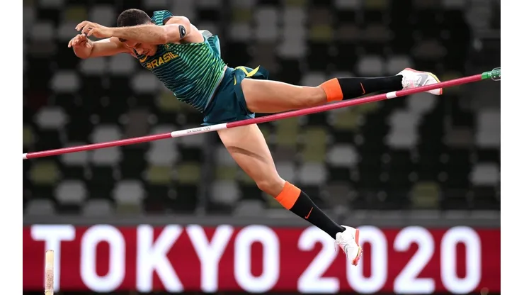 Thiago Braz ainda é o detentor do recorde olímpico com 6,03 m conquistados na Rio 2016 | Crédito: Getty Images