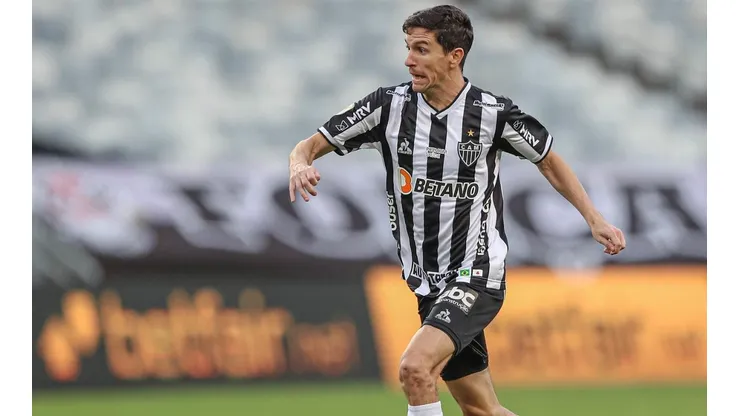 Nacho Fernández: elogiado pelo auxiliar do Galo (Foto: Pedro Souza / Atlético / Divulgação)