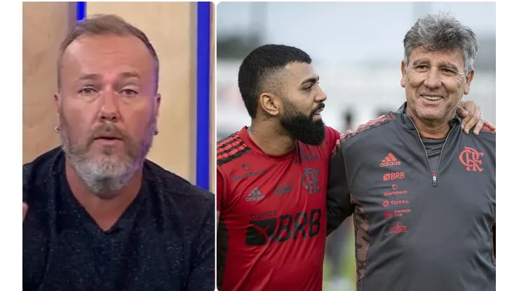 Gabigol e Renato: Flamengo vem em alta na temporada e preocupa jornalista (Fotos: Reprodução e Alexandre Vidal / Flamengo / Divulgação)