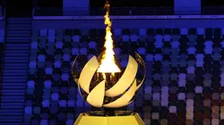 Pira olímpica acesa (Getty Images)