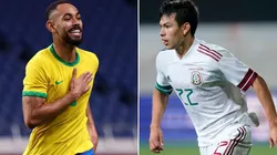 Brasil e México: seleções se enfrentaram por uma vaga na final nos Jogos Olímpicos de Tóquio (Getty Images)