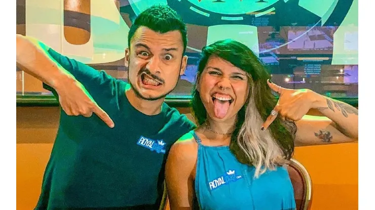 Mario Junior e Fernanda Lopes embarcaram para um sonho na WSOP (Foto: Reprodução Instagram)