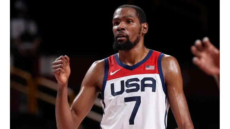 Kevin Durant vira maior cestinha da história norte-americana nos Jogos Olímpicos. (Foto: