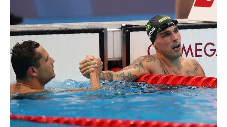Bruno Fratus busca medalha na final dos 50 m livre da natação nos Jogos Olímpicos