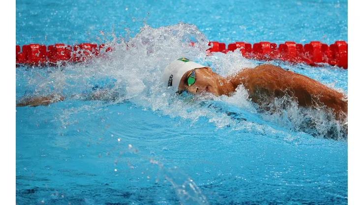 Guilherme Costa termina em oitava na final dos 800m livre (Foto: Getty Images)