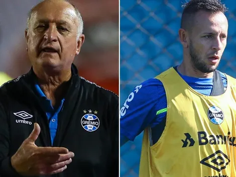 Felipão se irrita com imprensa e rebate pergunta sobre Rafinha