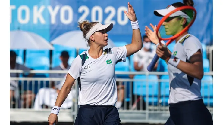Laura e Luisa já se igualaram a melhor marca do Brasil na modalidade | Crédito: Wander Roberto/COB