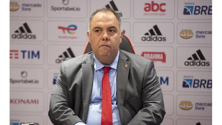 Marcos Braz, vice de futebol do Flamengo — Foto: Alexandre Vidal/Flamengo