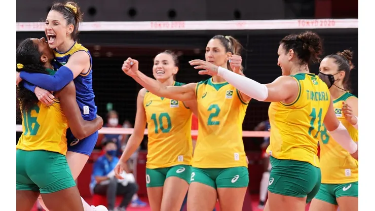 Fernanda Garay e Gabriela Guimarães foram os destaques da partida | Crédito: Getty Images