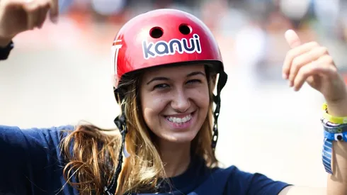 Dora Varella, da equipe do Skate Park brasileira. (Foto: Getty Images)