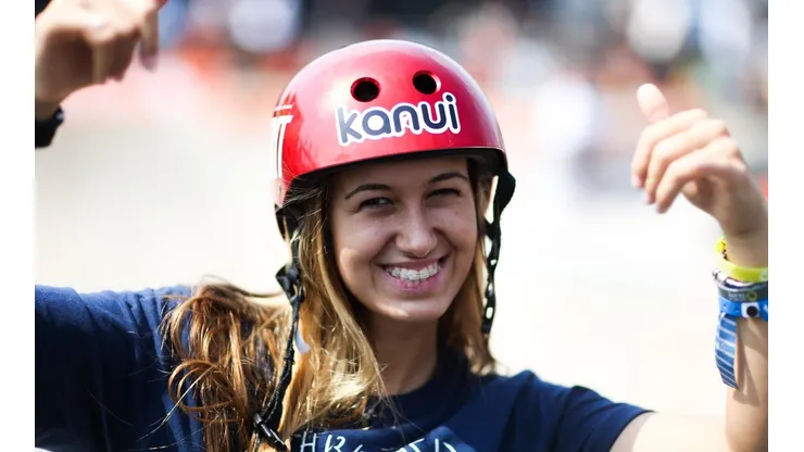 Dora Varella, da equipe do Skate Park brasileira. (Foto: Getty Images)