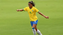Rafaelle falou sobre a partida contra Zâmbia (Foto: Getty Images)
