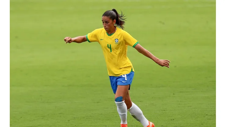 Rafaelle falou sobre a partida contra Zâmbia (Foto: Getty Images)