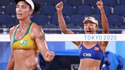 Ágatha e Duda ocupam a terceira colocação do Grupo C e igualam pontos com dupla canadense | Crédito: Getty Images