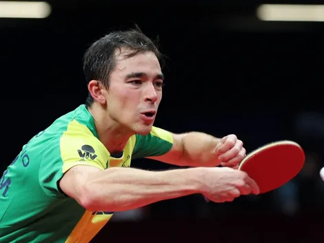 Calderano vence e pela primeira vez Brasil está nas quartas do tênis de mesa