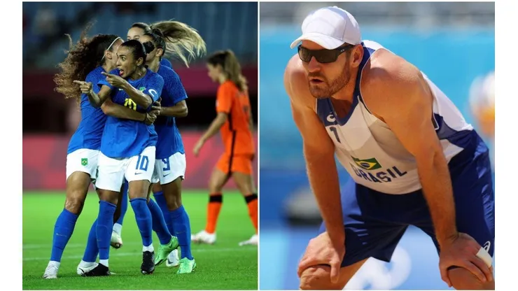 Marta comanda o Brasil diante da Zâmbia, enquanto Alison e Álvaro Filho encaram dupla marroquina nas areias (Foto: Getty Images)