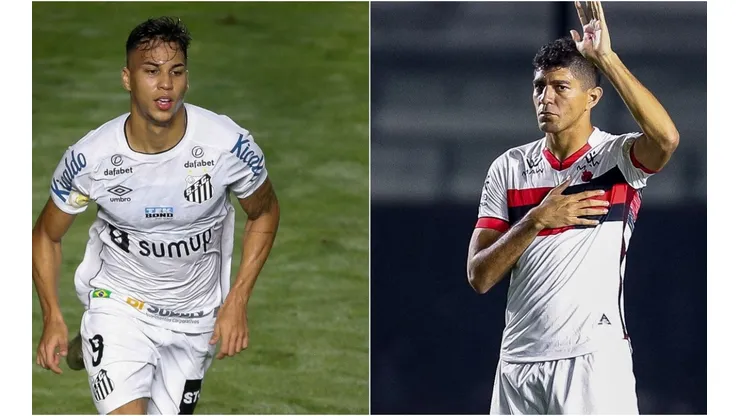 Santos x Atlético-GO duelam neste domingo (25), na Vila Belmiro, pelo Brasileirão