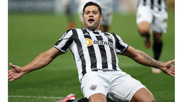 Atlético-MG x Bahia, na última partida do Brasileirão Hulk marcou dois gols (Foto: Pedro Souza / Atlético)
