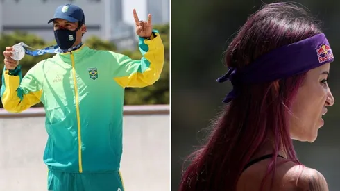 Kelvin Hoefler e Letícia Bufoni: skatistas brasileiros aparentam ter alguma