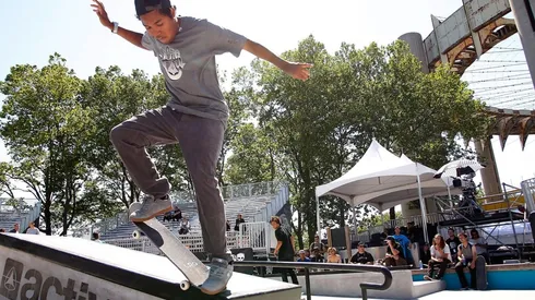 O skatista brasileiro Felipe Gustavo, em foto tirada em 2011. (Foto: Getty Images)