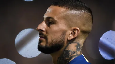 Benedetto virou o grande “carrasco” do Palmeiras na Libertadores de 2018. (Foto: Marcelo Endelli/Getty Images)