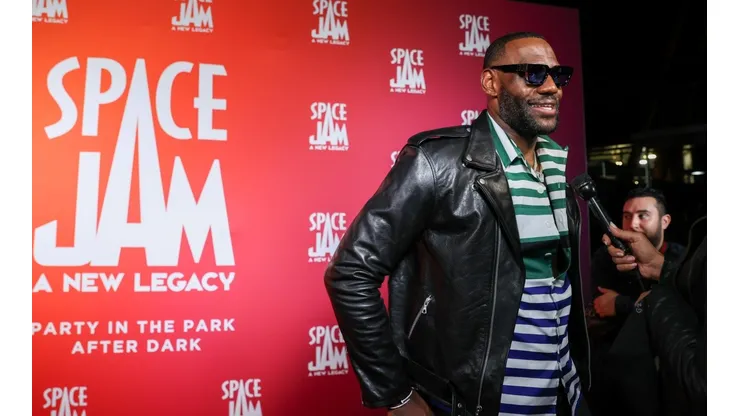 LeBron James na estreia de Space Jam (Foto: Getty Images)