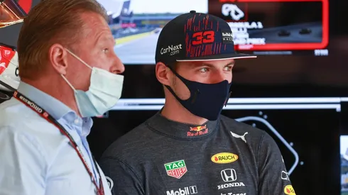 Max Verstappen e o pai, Jos Verstappen (Foto: Getty Images)