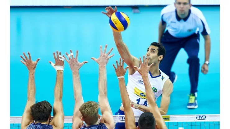 O ponteiro da Seleção brasileira de vôlei. (Foto: Getty Images)