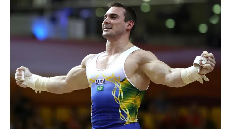 Arthur Zanetti. Ginasta pode trazer o ouro olímpico nas argolas (Foto: Getty Images)