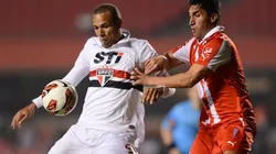 Tricolor diante da Universidad Católica, em partida pela Copa Sul-Americana de 2013 (Foto: Mauro Horita/AGIF)
