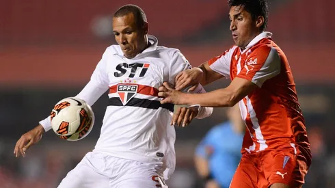 Tricolor diante da Universidad Católica, em partida pela Copa Sul-Americana de 2013 (Foto: Mauro Horita/AGIF)