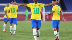 Inspirado, Richarlison marca três ainda no primeiro tempo | Crédito: Getty Images