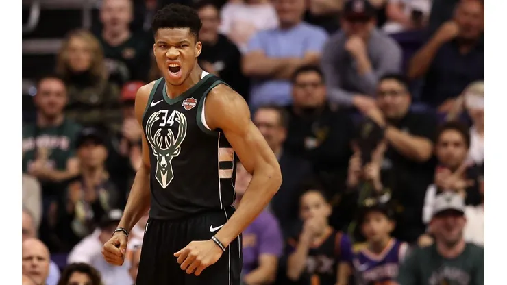 Antetokounmpo faturou o prêmio de MVP das finais | Crédito: Getty Images