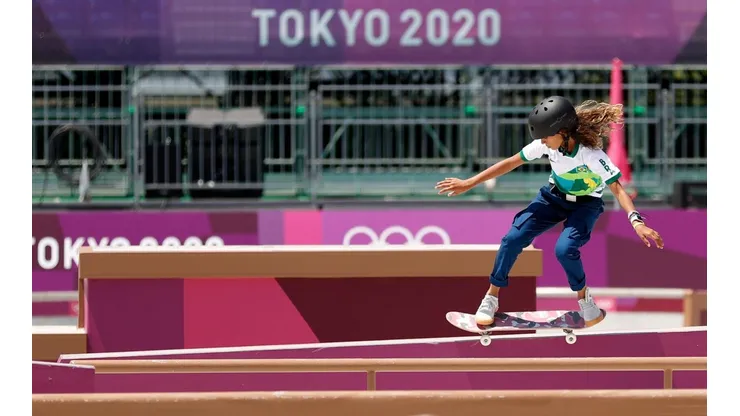 Rayssa Leal é a atleta mais jovem do Brasil a integrar a delegação verde-amarela no Japão. (Foto: Getty Images)
