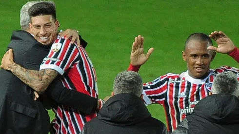 Argentino foi decisivo para classificação do Tricolor (Foto: FotoBaires/AGIF)