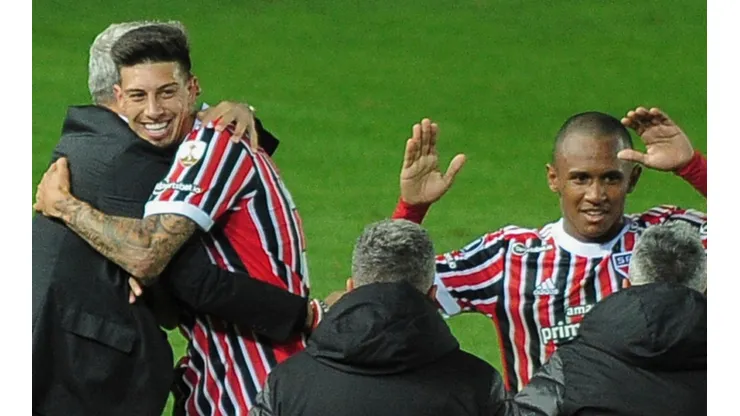 Argentino foi decisivo para classificação do Tricolor (Foto: FotoBaires/AGIF)