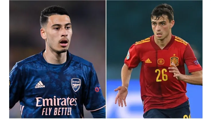 Gabriel Martinelli e Pedri: jogadores são joias a serem lapidadas e tem muito talento para despontarem (Foto: Getty Images)